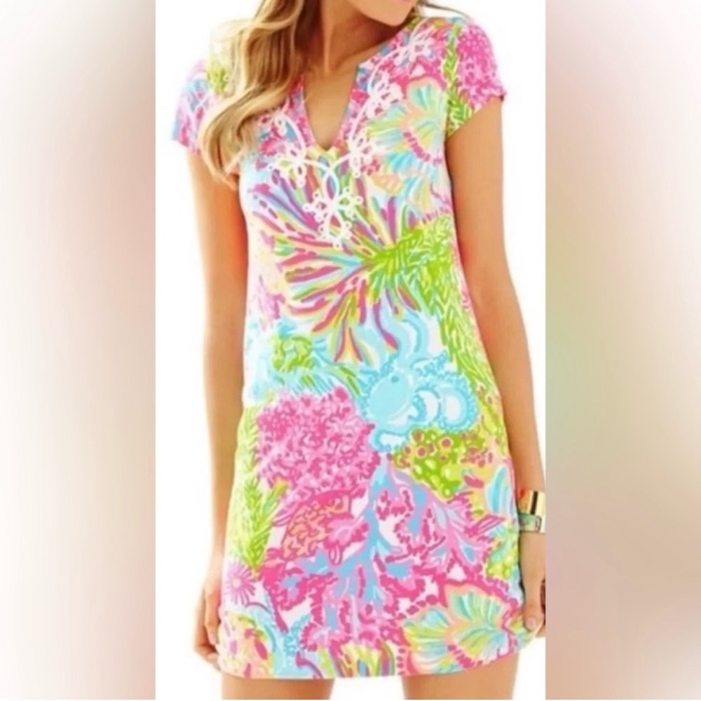 Lilly Pulitzer Coral Brewster Dress Size Small